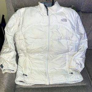 COPY - The north face white jacket